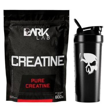 Imagem de Creatina 600g Pura e Coqueteleira Fuse 700 ml Dark Lab-Unissex