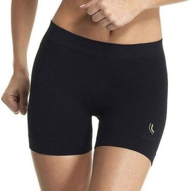 Imagem de Shorts Feminino Roupa Academia Ginástica Fitness Lupo, Preto, G