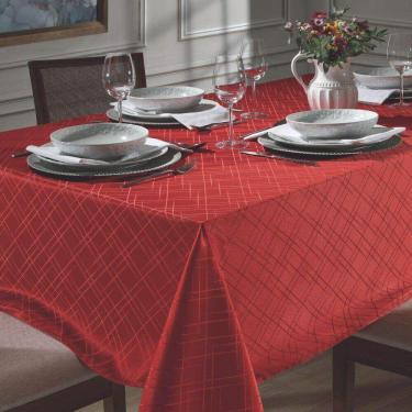 Imagem de Toalha de Mesa Jacquard Requinte II Liso Quadrada 1,40m x 1,40m - Dohler