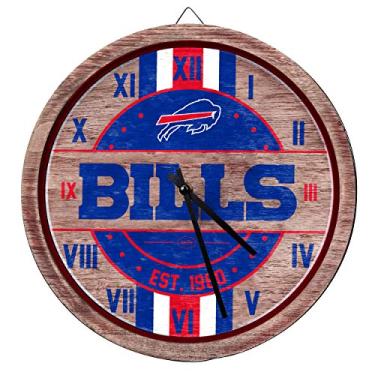 Imagem de Relógio de parede FOCO Buffalo Bills NFL Barrel