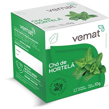 Imagem de Chá Vemat Hortelã - (caixa c/ 10 un. c/ 10 sachês)