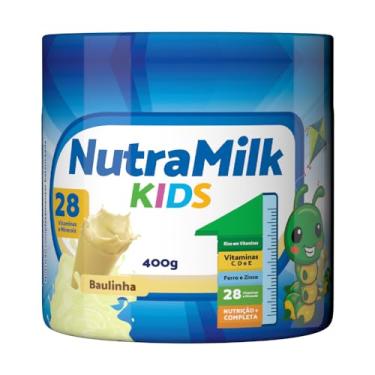 Imagem de NutraMilk Kids Complemento Alimentar Infantil 400g - 28 Vitaminas e Minerais (Baunilha)