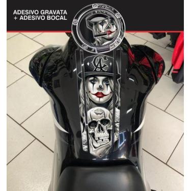 Imagem de Adesivo Gravata + Bocal Resinado Cg 160 Titan E Fan 18 A 20 - Resitank