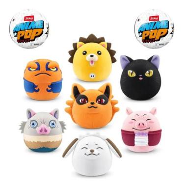 Imagem de Brinquedo Pelúcia Infantil Colecionável Anime Pop Surpresa Plush Fofin