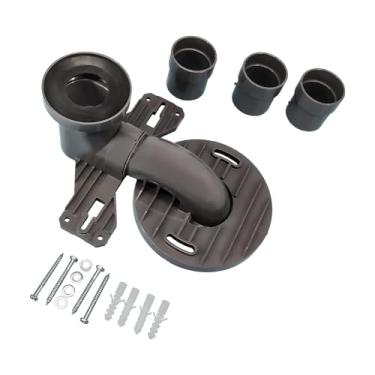 Imagem de Lychee Light Flange Descentrado para Vaso Sanitário com Vedação, Parafusos e Três Extensores de 2,91", Compatível com TOTO TSU01W.14 e TSU01W.14R – Peças para Banheiro