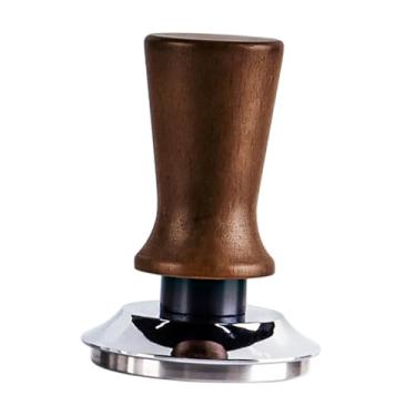 Imagem de Fenteer Violagem de café, violação de mão de café expresso, ferramenta profissional, café em pó prensas de martelo de aço inoxidável Base plana para cozinha