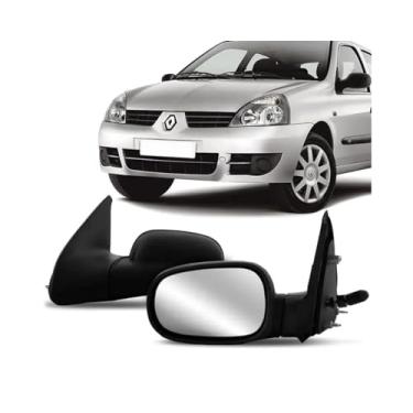 Imagem de Retrovisor Clio 1999 2000 2001 2002 2003 A 2012 Com Controle