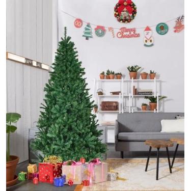 Imagem de Árvore de Natal Verde Grande 2,10mt 600 Galhos Luxo - BF SI