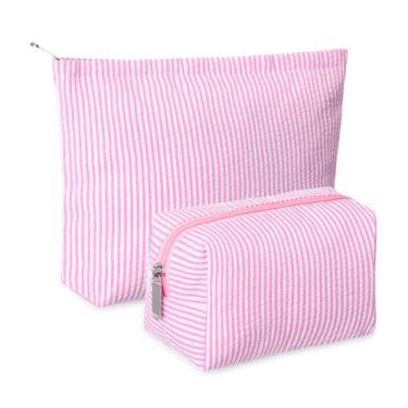 Imagem de Conjunto de bolsas de maquiagem Huhumy Cute Cosmetic Pouch para mulher