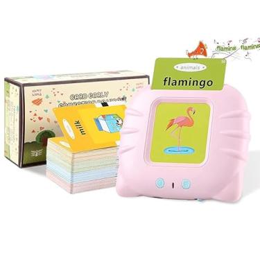 Imagem de Naroote Palavras de Visão Aprendendo Cartões Flash Máquina Portátil para Crianças, Brinquedo de Fala de Pronúncia Padrão da Vida Real para o Jardim de Infância, Material Seguro ABS (#12)