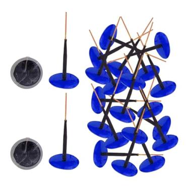 Imagem de RNXRZANK Kit com 24 Peças de Tampões de Reparo de Pneus em Formato de Cogumelo, Ideais para Reparo de Furos em Pneus de Automóveis, Caminhões E Carros, 4.5 Mm X 4.1 Cm