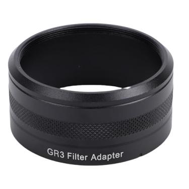Imagem de aqxreight Adaptador de Filtro de 49mm para Lente de Câmera Gr3, Lente Telefoto Macro Grande Angular, Liga de Alumínio de Grau de Aviação, Leve à Prova de Queda