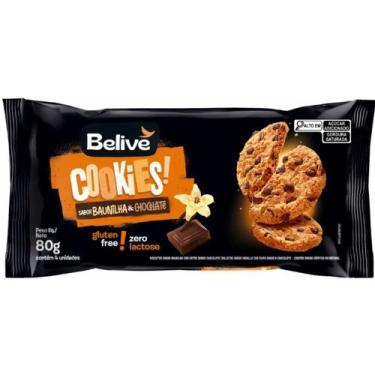 Imagem de Cookies Baunilha e Chocolate sem Glúten Belive 80g