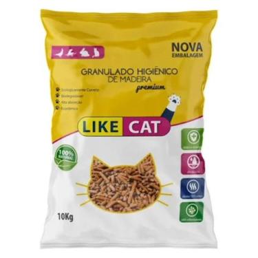 Imagem de Granulado Higiênico de Madeira Like Cat 10kg