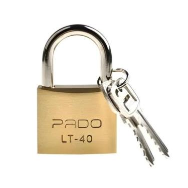 Imagem de Cadeado Pado 40 mm Latão de Porta Janela Corrente Multiuso