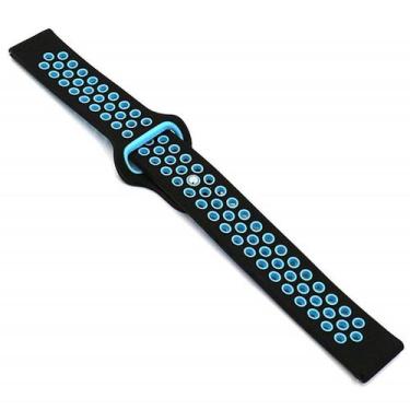Imagem de Kit Pulseira + Case bumper para Bip e BIP Lite - Nsmart, Preta com azu
