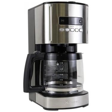 Imagem de Cafeteira Elétrica Programável até 12 Xícaras, Aço Inoxidável, 650W, 110v, KENMORE 00840704, Preto