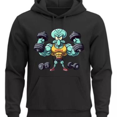 Imagem de Moleton Com Capuz Flanelado Personalizado Lulamolusco Musculoso - Hs, 