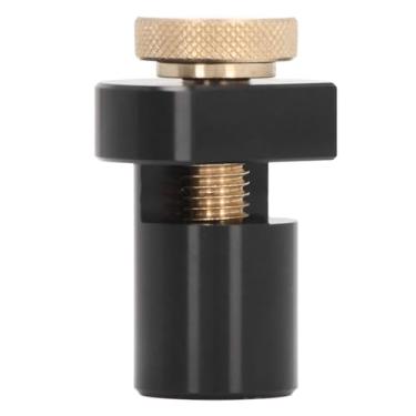 Imagem de Grampo de Cão de 19mm Com Parafuso Polegar-parada Bancada Liga Alumínio para o Design Madeira e Não Deslizamento para a Criação (Preto)