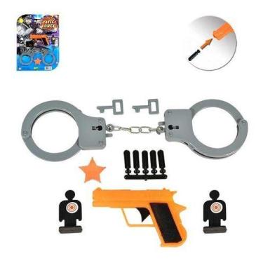 Imagem de Kit Infantil Força Tática Distintivo Brinquedo - Bazar importe