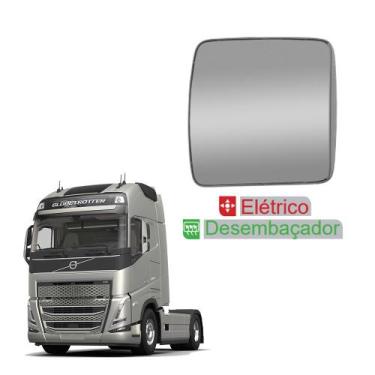 Imagem de Retrovisor Auxiliar p Volvo FH 2015 a 2021 c Desemb Elétrico - Fabbof