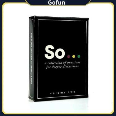 Imagem de Jogo de cartas So Cards Game Deep Conversation Starters Vol.2