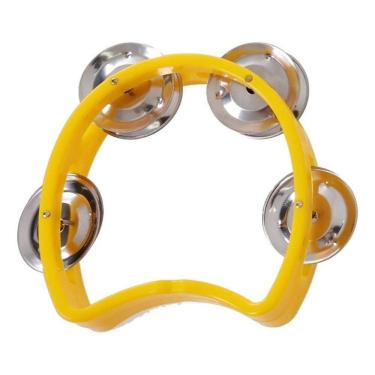 Imagem de Pandeiro Infantil Meia Lua Pandeirola Colorido