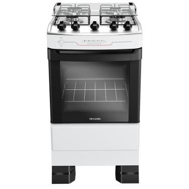 Imagem de Fogão Mueller 4 Bocas Branco Com Acendimento Automático Total MFI4BF