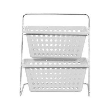 Imagem de Organizador De Bancada Duplo Nº 2 Branco