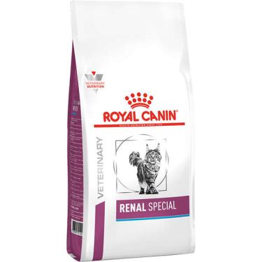 Imagem de Ração Royal Canin Feline Veterinary Diet Renal Special para Gatos com Doenças Renais - 1,5 Kg