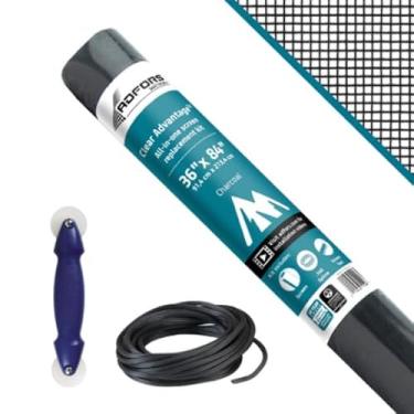 Imagem de Saint-Gobain ADFORS FCS11148-M Kit de reparo de tela Clear Advantage para janelas e portas, carvão