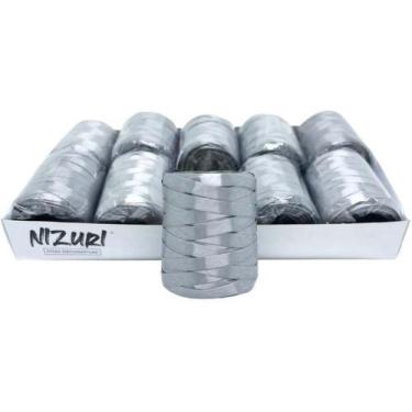 Imagem de Fitilho 5MM X 50M Prata - Pacote com 10 - Nizuri