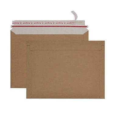 Imagem de Xxcxpark Pacote com 25 envelopes rígidos marrons Kraft, 24 x 31,8 cm, envelopes de papelão premium para fotos, imagens, papéis, arquivos, CD