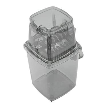 Imagem de Triturador de Gelo Manual Pequeno Barbeador Portátil Máquina de Cone de Neve Operada Manualmente para Casa (Cinza)