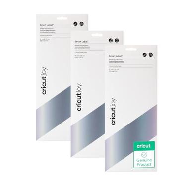 Imagem de Circut Smart Permanent Vinyl (5.5in x 13in, Silver) for Joy Machine, Permanent Vinyl for Cricut Joy, Matless Cutting Permanent Adhesive Vinyl, 3pk