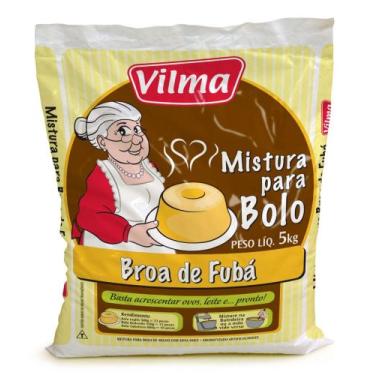 Imagem de Mistura Para Bolo Vilma 5kg - Escolha Seu Sabor, Fubá