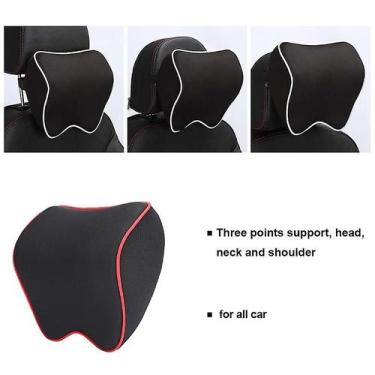 Imagem de Almofada de Encosto de Cabeça para Carro com Memória Viscoelástica