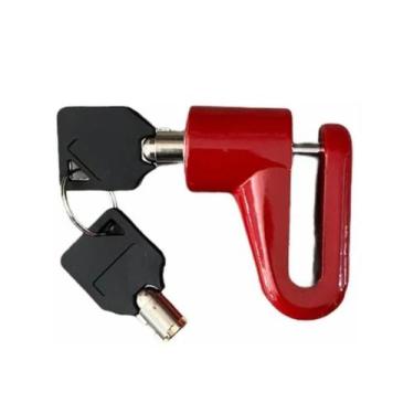 Imagem de Trava Disco de Freio p/ Moto - Gorillaz, Vermelho