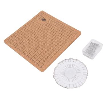 Imagem de Placa Definida Com 30 T Pinos, Placa de Cortiça Reutilizável para Fabricação de Jóias, Tranças Artesanais e Projetos de Artesanato