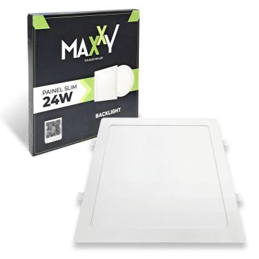 Imagem de Painel Plafon Led 24w Quadrado Embutir Branca Neutra 4000k