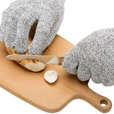 Imagem de Luvas Anti Corte Segurança Nivel 5 Cozinha Açougue Culinaria Proteçao Laminas