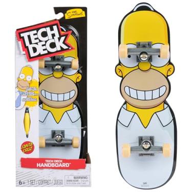 Imagem de Tech Deck, The Simpsons Santa Cruz & Homer Mini Skateboard for Tricks with Hands, Original Skateboard Graphics and License, Ages 6 and Up, Not Suitable to Stand On