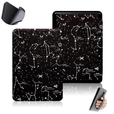 Imagem de GUKSRASO Capa para 6.8" Kindle Paperwhite 11ª Geração/Signature Edition (Modelo: M2L3EK/M2L4EK) - Material TPU à Prova D'água com Suspensão Automática, Alça de Mão