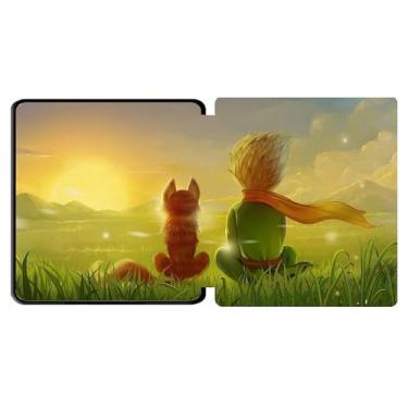 Imagem de Yzlvigrous Capa para Kindle Oasis 9/10ª Geração 2017/2019, Tampa de Casca Traseira TPU de 7 Polegadas com Recurso de Vigília do Sono Automático, Modelo: CW24WI/S8IN4O