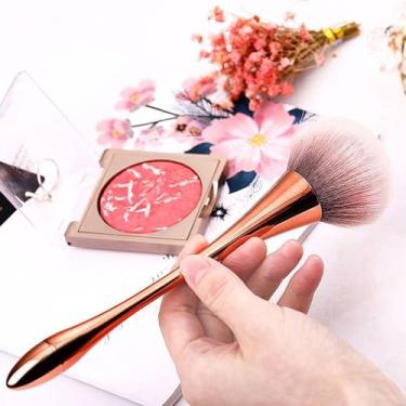 Imagem de Pincel de blush bronzeador para bochechas rosto blush pincel maquiagem diária