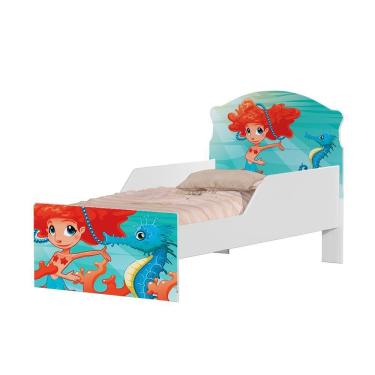 Imagem de Mini Cama Sereia Menina Com Colchão