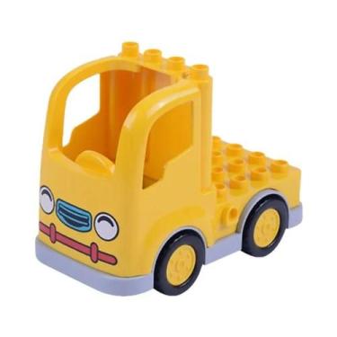 Imagem de Blocos De Montar Grandes: Carro Esportivo, Ônibus, Jipe E Caminhão Com