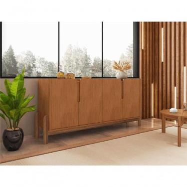 Imagem de Buffet Lizz 170cm 4 Portas C- 6 Espaços Internos Cedro - Mobiliar Home