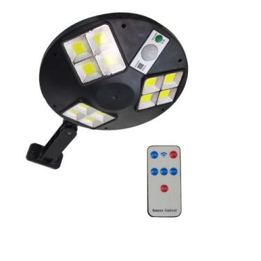 Imagem de Luminaria Solar Parede Sensor Proximidade Controle Remoto Sem Fio Jard