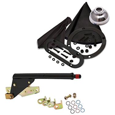 Imagem de American Shifter Kit de câmbio 505893 (TH350 10" E kit de acabamento de cabo de freio para EFAE6)